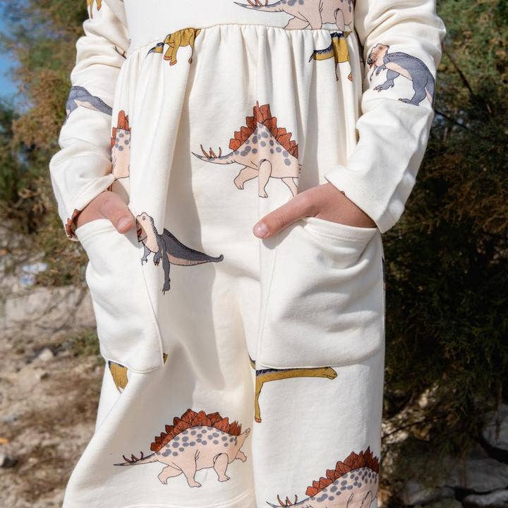 Pourquoi Princesse - Wholesale Dress - Kids - GIRL REBEL DINOSAUR DRESS3