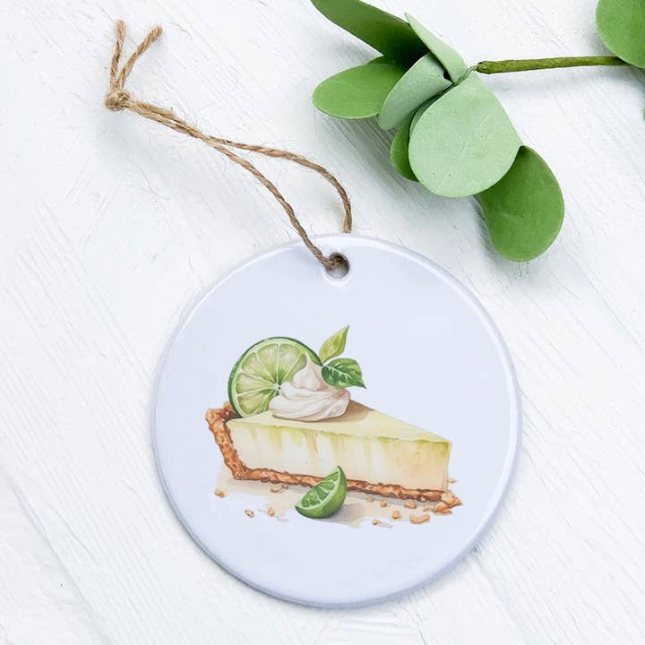 Indigo Tangerine - Wholesale Ornament - Key Lime Pie - Summer Ornament