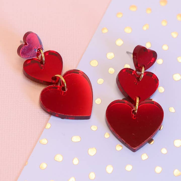 Growing Heart Droplet Dangle for wholesale by Foxx & Ginger Jewellery