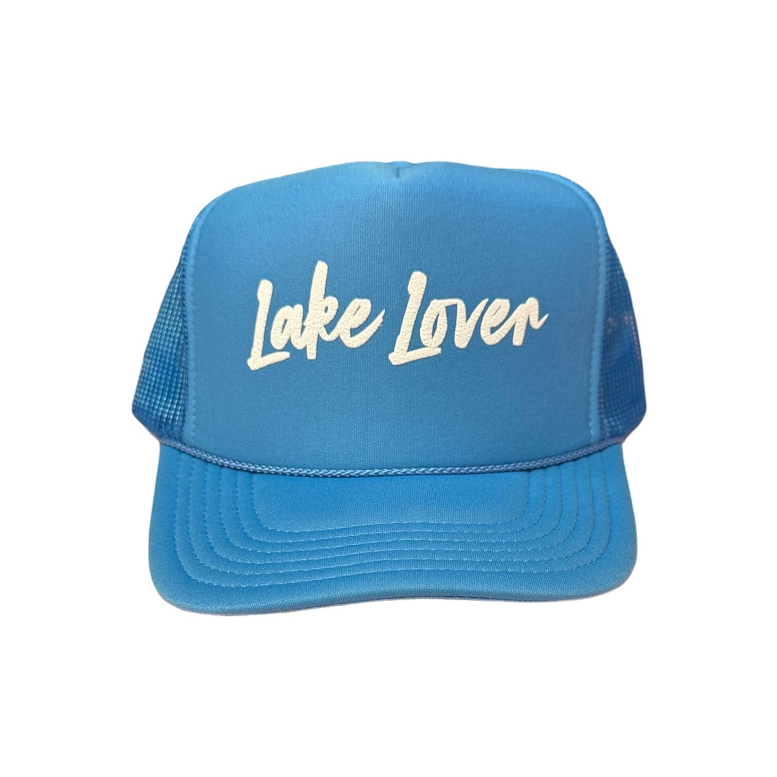 Littlebrightbird - Wholesale Trucker Hat - Unisex - Lake Lover - Light Blue Trucker
