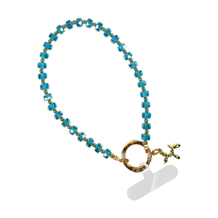 Save The Girls - Wholesale Wristlet - Clip & Go Beaded Wristlet Bedazzled Collection2