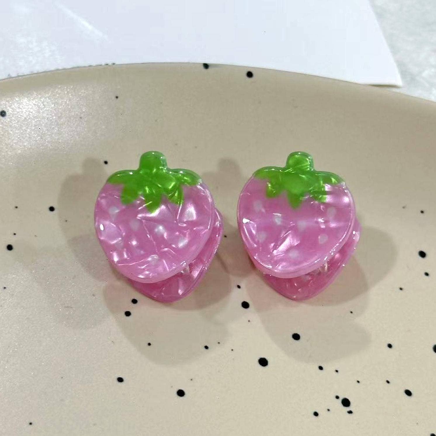 SoapElenGlen – wholesale Hårklämma - Dam – Akryl Söt Mini Fruktserie Hårkloklämma0