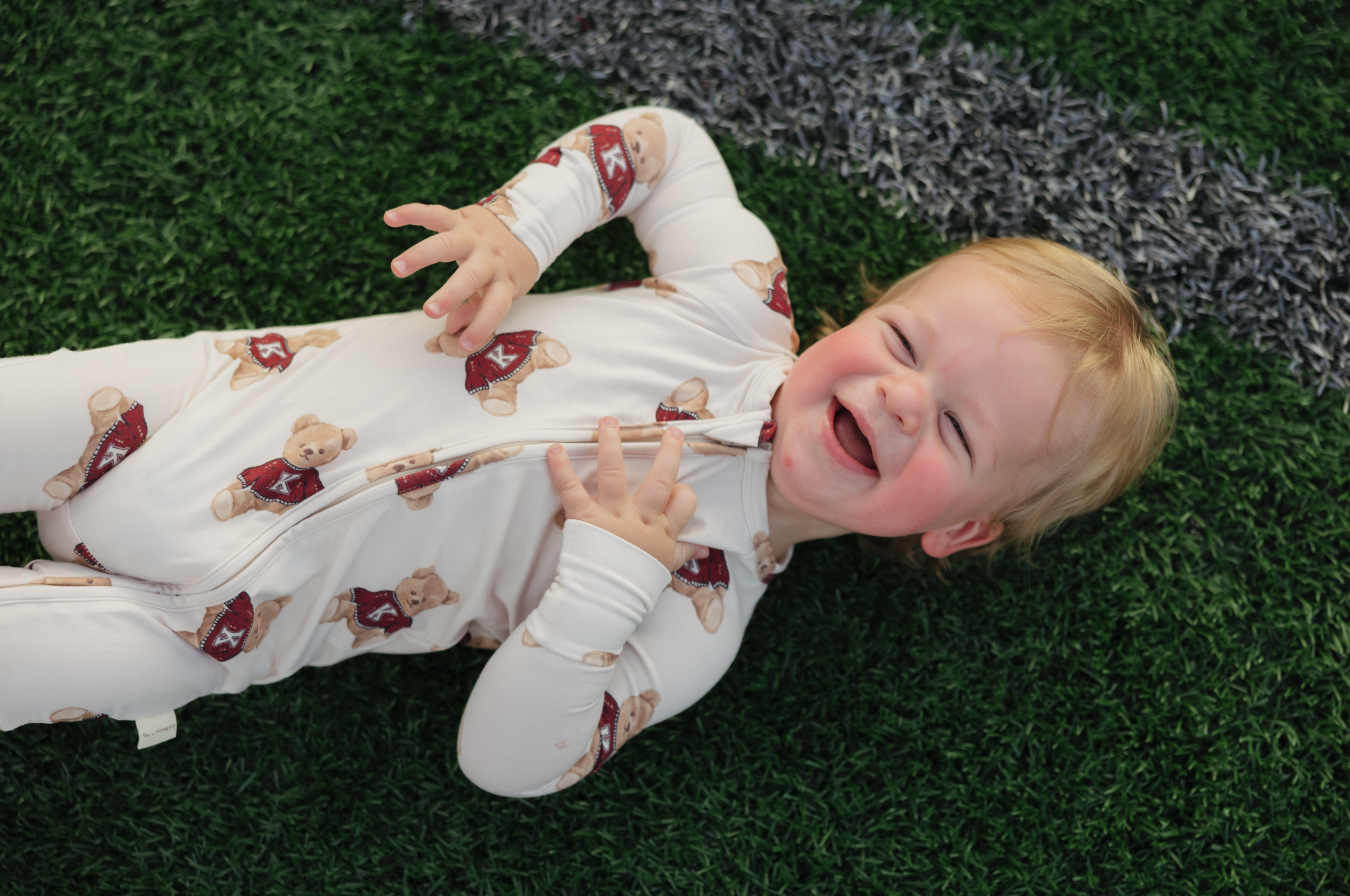 Lil Krew &amp; Co - Wholesale Slaappak - Baby - Vintage Teddy Bamboe Rits Pyjama&#x27;s12