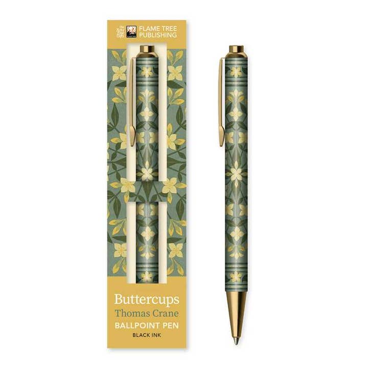 Thomas Crane: Buttercups Boxed Decorative Ballpoint Pen by for wholesale by Simon & Schuster