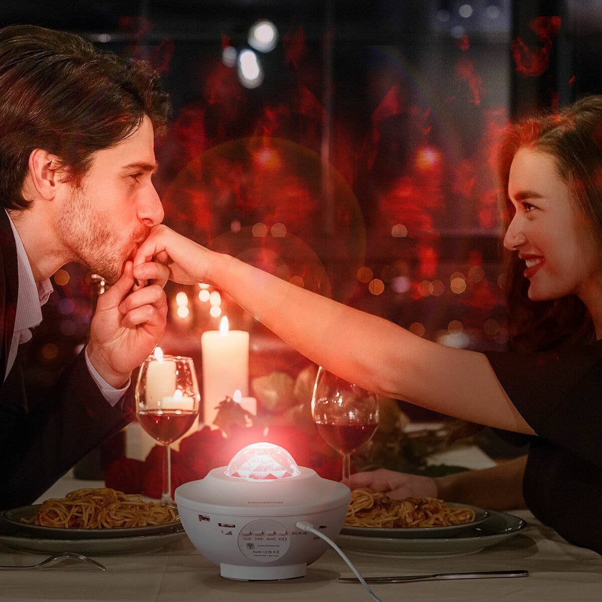 InnovaGoods – Großhandel Lautsprecher – InnovaGoods Sedlay LED- und Laser-Sternprojektor mit Lautsprecher6