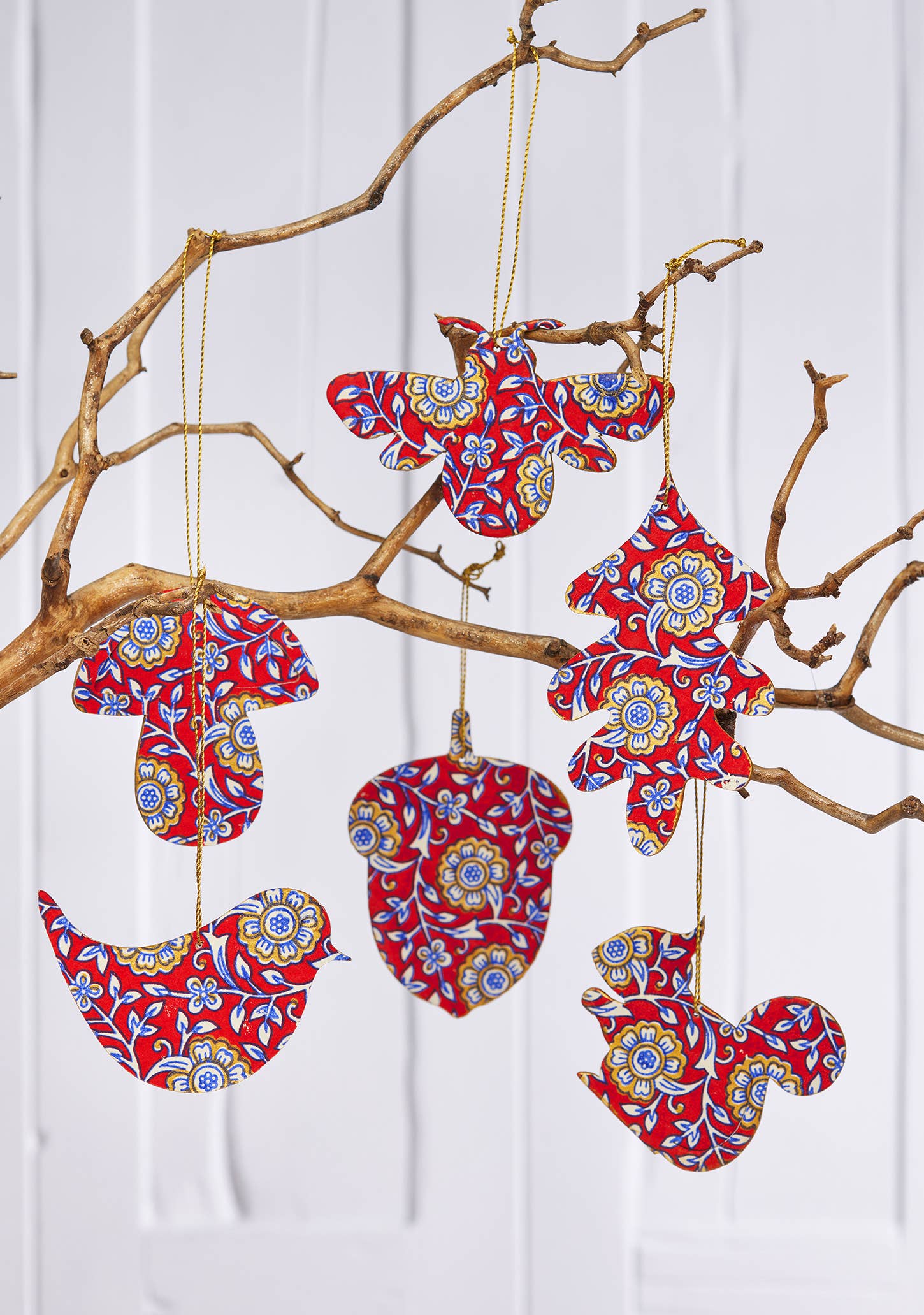 Namaste - Wholesale Christmas decoration - Jasmi Floral Block Print Decoration1