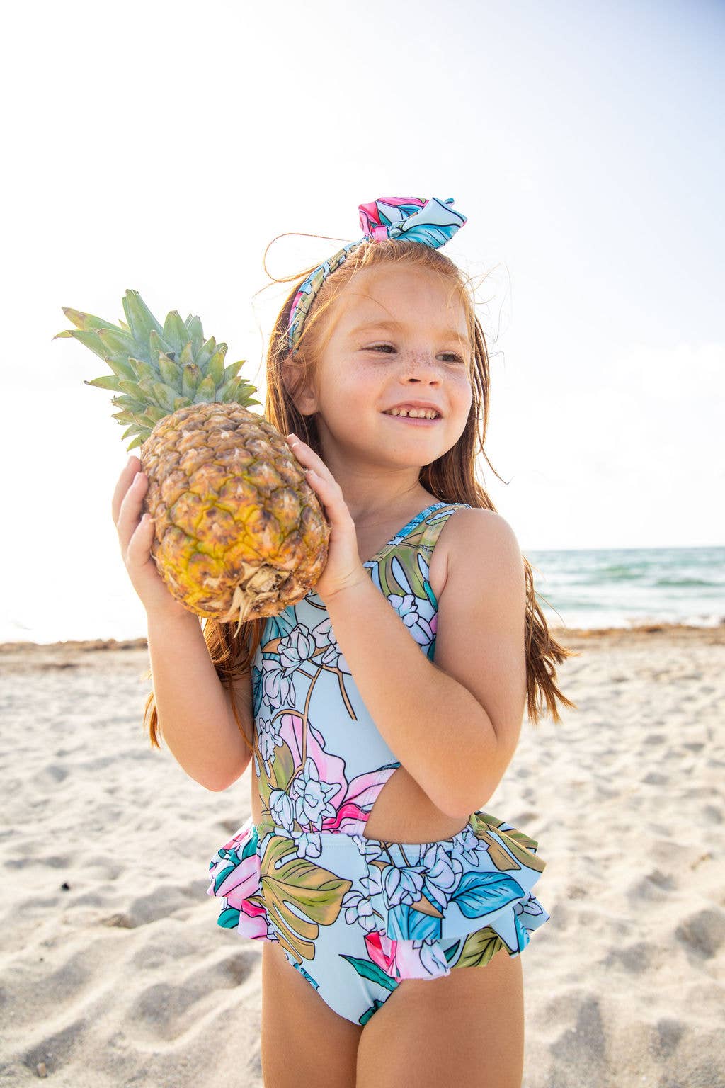 Blueberry Bay – wholesale One-piece swimsuit – Kids – Mint Shell One Piece Swimsuit2