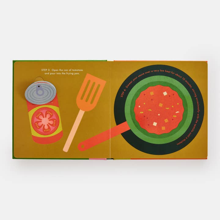 Phaidon - Wholesale Cookbooks & Food - Spaghetti!: An Interactive Recipe Book4