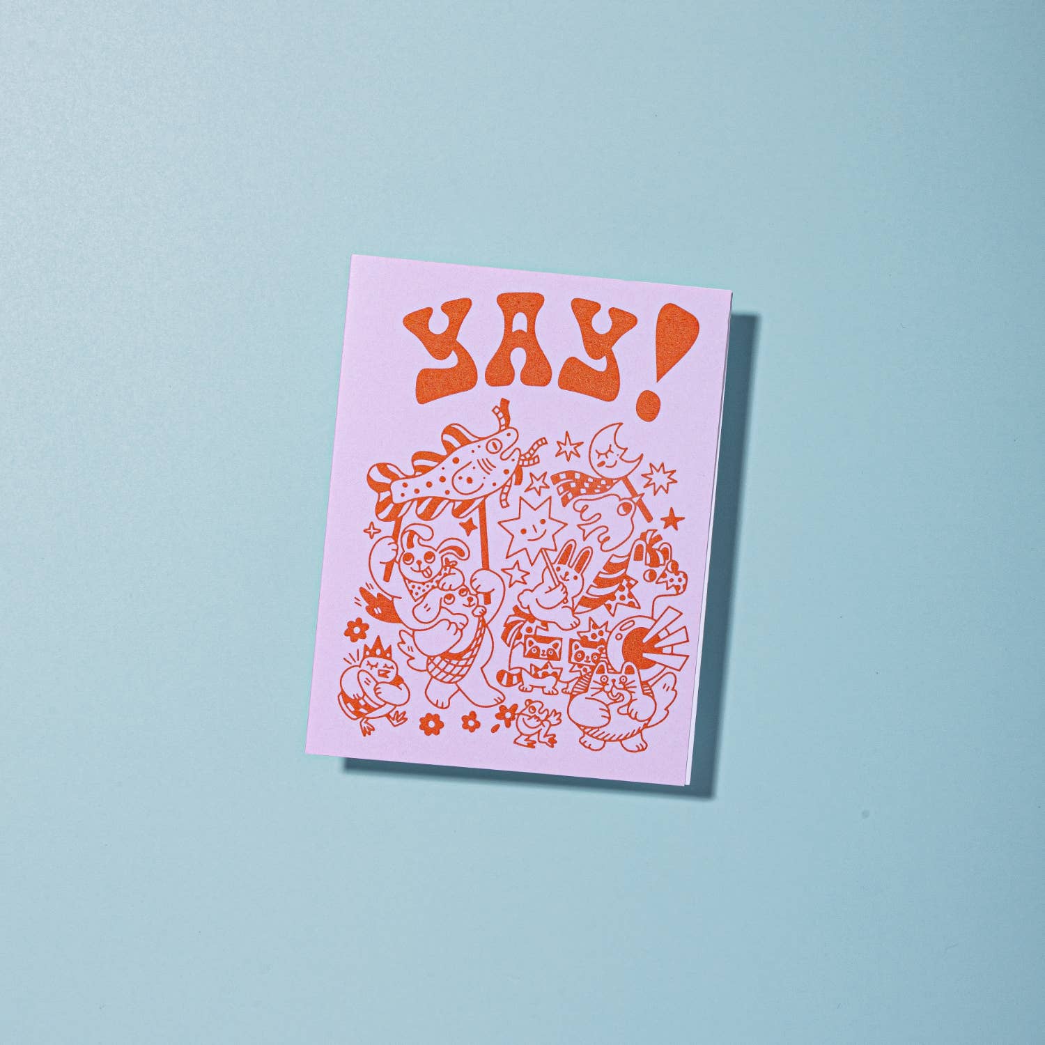 Sara McCandless Illustration - Wholesale Congratulations Card - Yay! A2 Blank Card with Envelope1