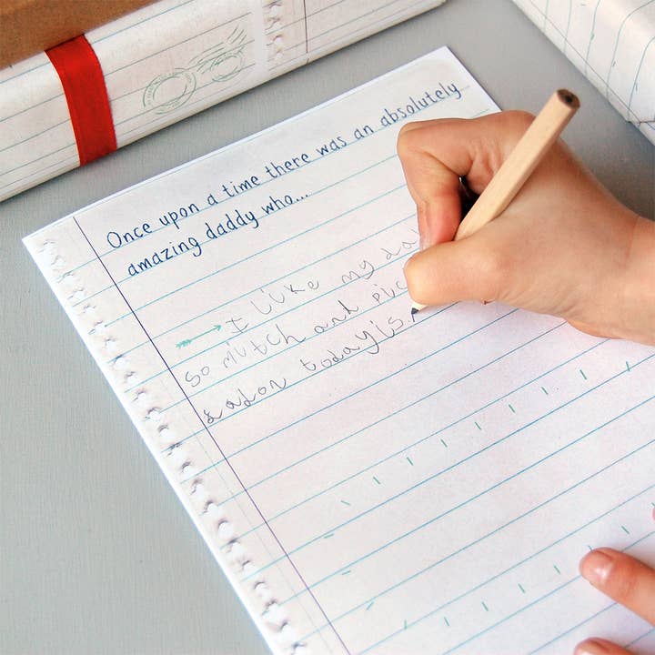 Clara and Macy – Cartão do Dia dos Pais por atacado – Escreva seu próprio cartão de história do papai