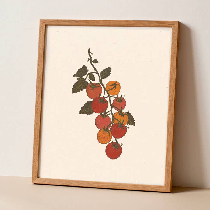 Tomatenrank Kunstdruk, Oogstcollectie voor wholesale door Kaari & Co.