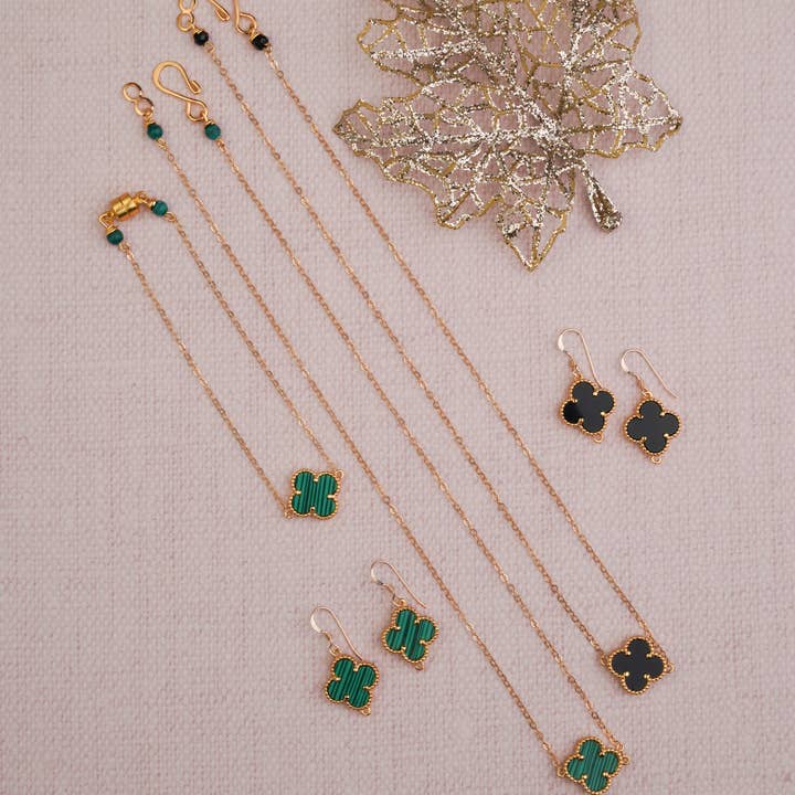 Clover Necklace for wholesale by ali & bird jewelry