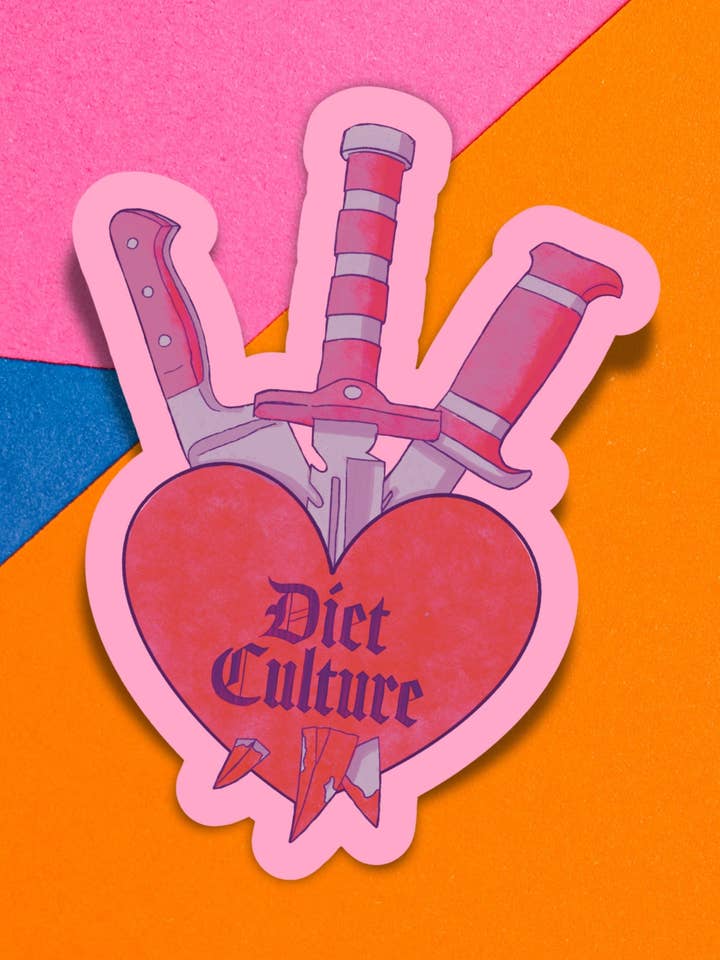 Diet Culture Sticker for wholesale by Chub Rub