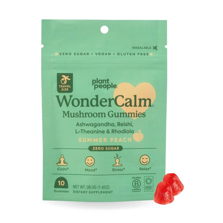 Grab-n-Go Size: WonderCalm Mushroom Gummies for wholesale by Plant People