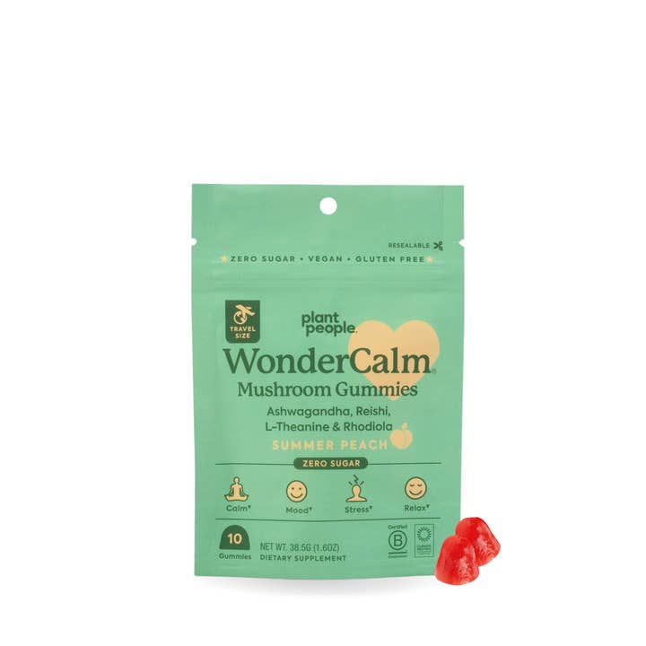 Plant People - Wholesale Oral Supplement/Vitamin - Grab-n-Go Size: WonderCalm Mushroom Gummies