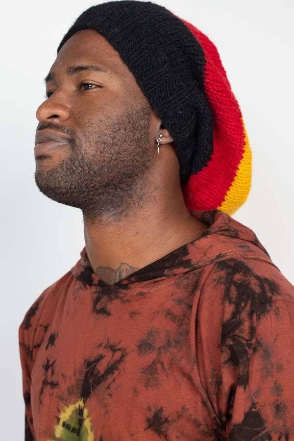 Dikke Rasta Pure Wool Knit One Size Fits All muts voor dames voor groothandel op Faire