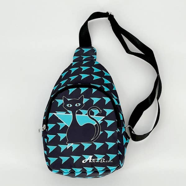 MCM Atomic Bettie Cat Arrow Sling Bag for wholesale by Astro Bettie