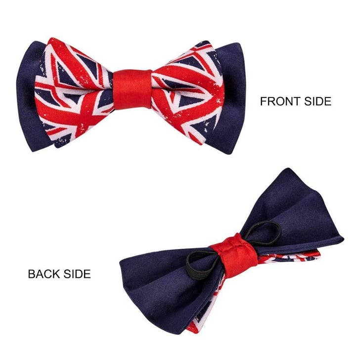 Blueberry Pet - Wholesale Pet Collar - Dog - Union Jack Bowtie Dog Collar