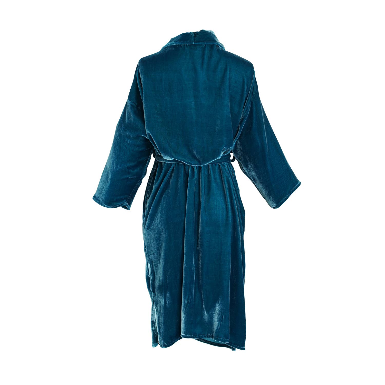 Jennafer Grace - Wholesale Kimono - Dames - Peacock zijden fluwelen Koi kimono2