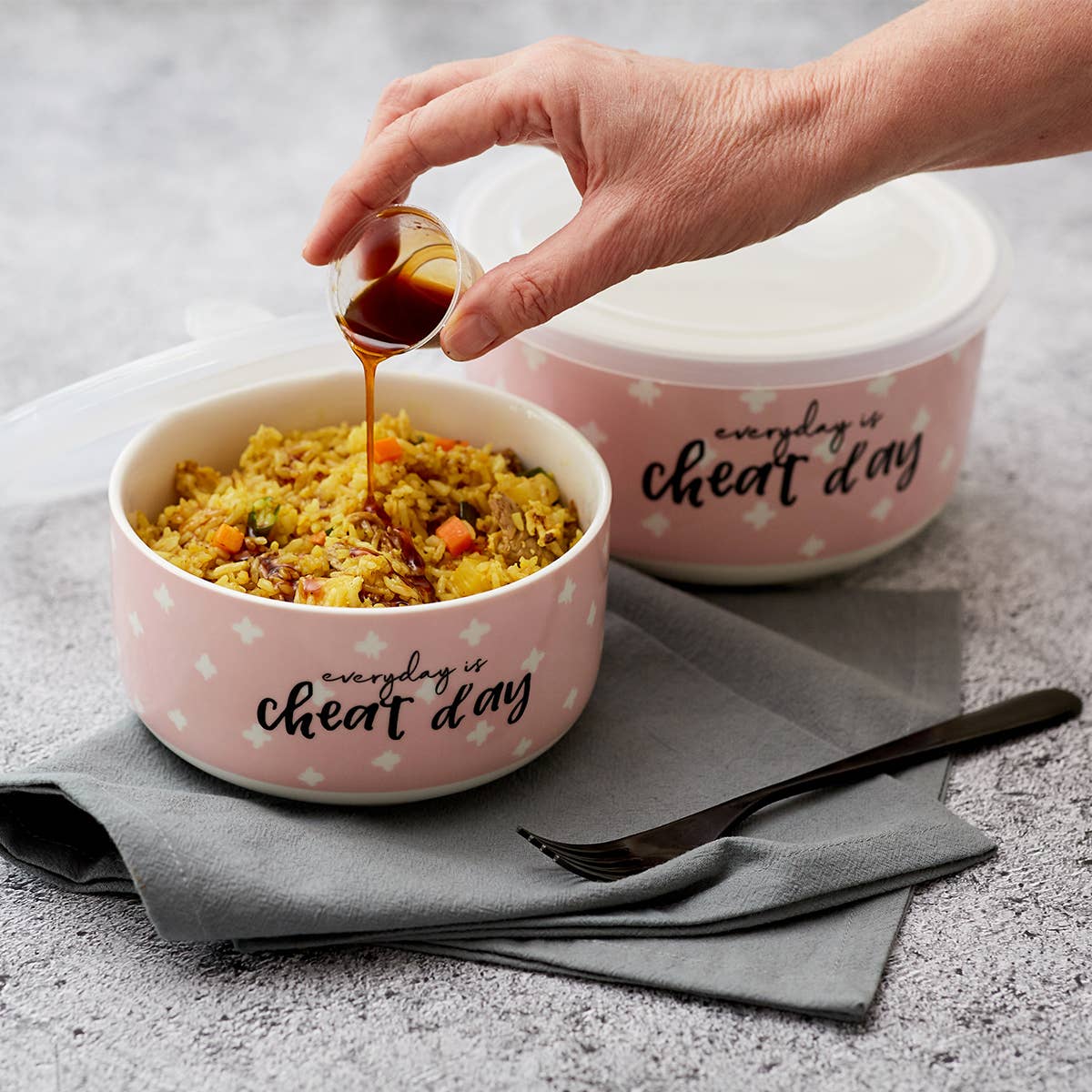 Ciroa - Wholesale Bowl - Microwave Me Bowls Set of 2 - Everyday Is Cheat Day2