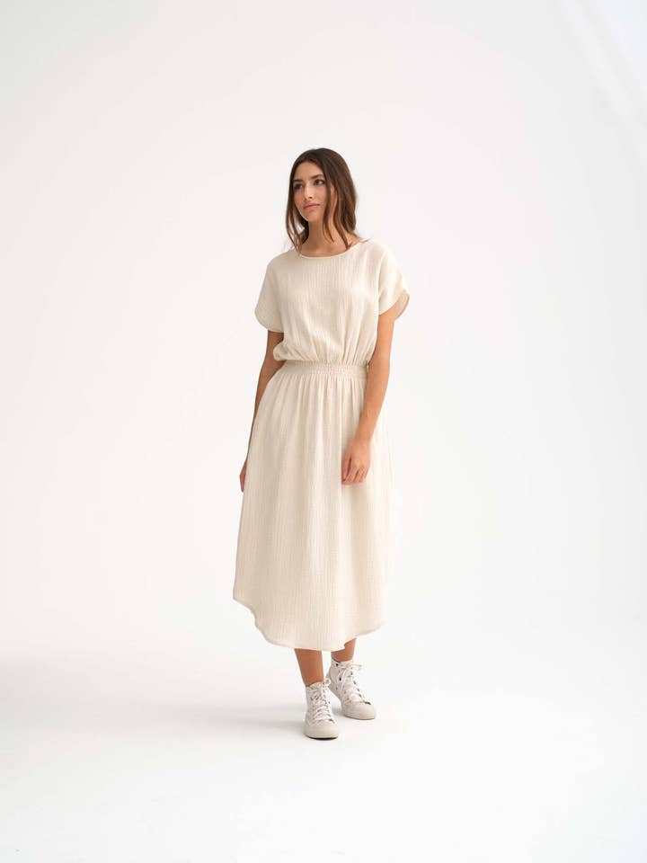 CECILIA SÖRENSEN - Wholesale Dress - Women's - 730 MAGNOLIA Dress in organic cotton muslin