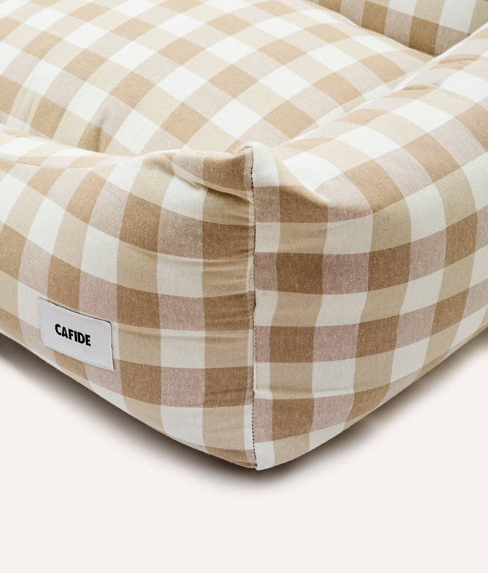 CAFIDE - Wholesale Bedding Blanket - Kids & Baby - Vichy Beige Bed Cover, Snozy3