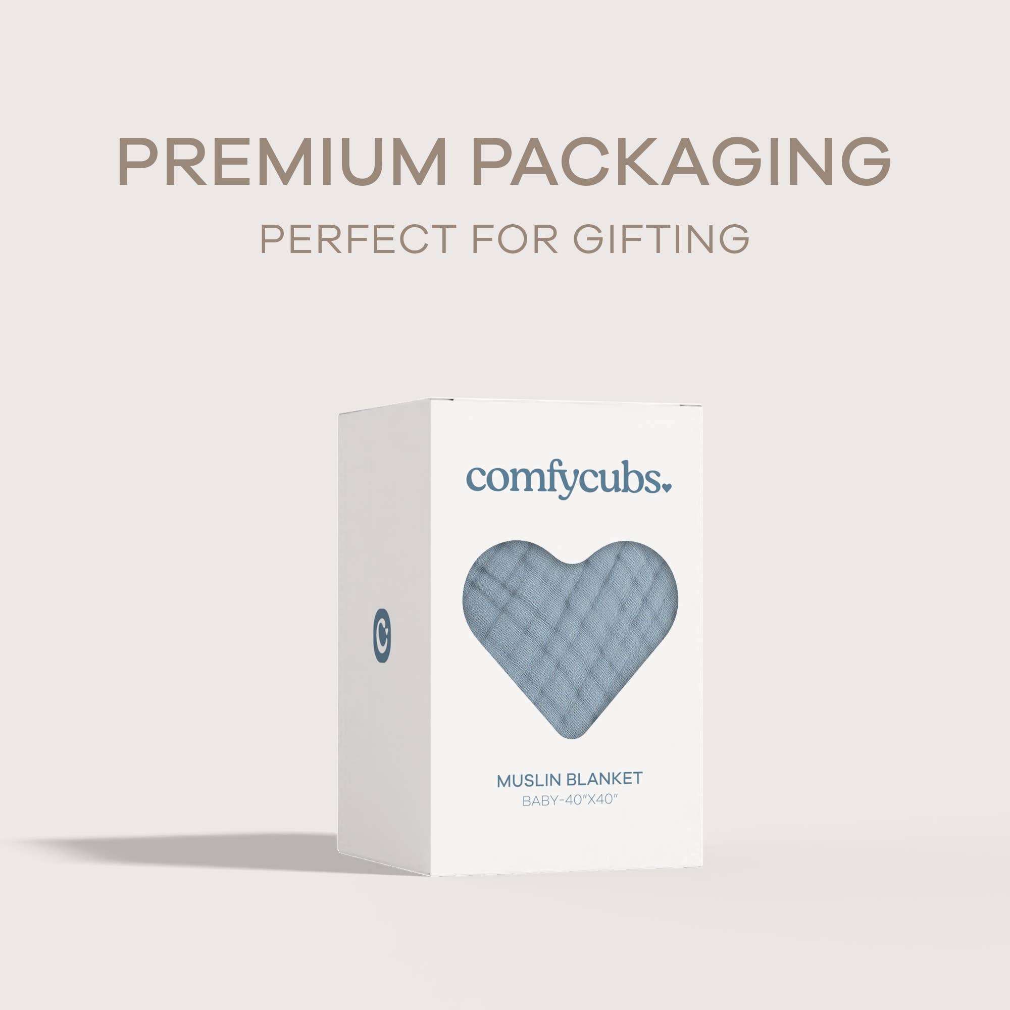 Comfy Cubs - Wholesale Bedding Blanket - Kids & Baby - Muslin Baby Blanket, 40" x 40" Swaddle Blanket by Comfy Cubs40