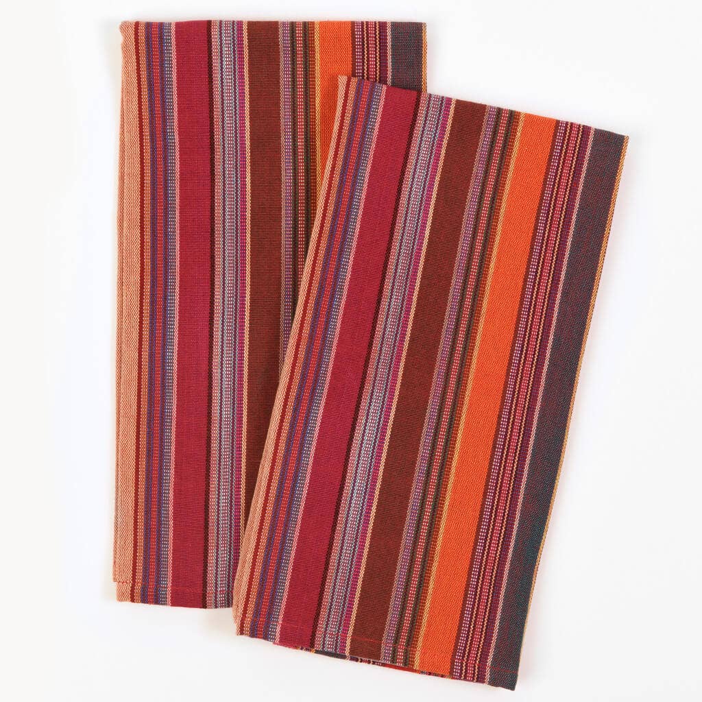Mayamam Weavers - Wholesale Tea Towel - Hand Woven Guatemalan Kitchen Striped Towel Sets28