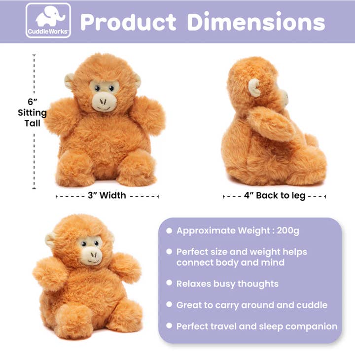Plushland - Venta al por mayor Peluche - Niños y bebés - Cogollos pesados de Monkey Bitty