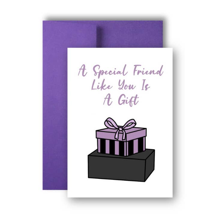 Carte de vœux de remerciement Special Friend Like You pour la vente par Brandi Creations Design Studio