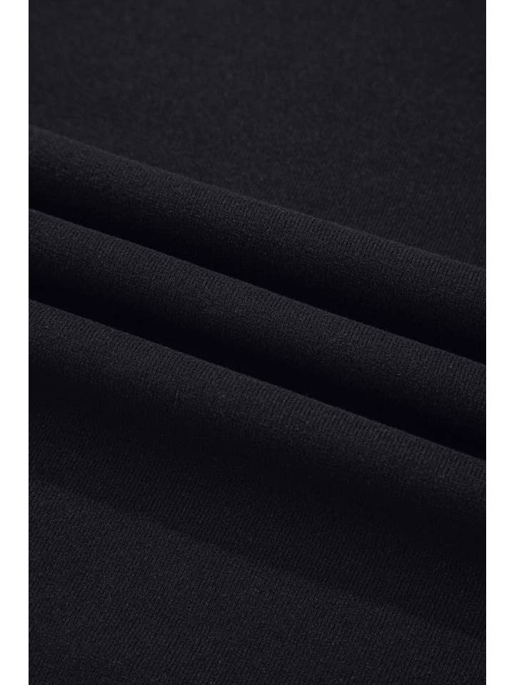 Black Leopard Mesh Patchwork Long Sleeve Top for wholesale on Faire4