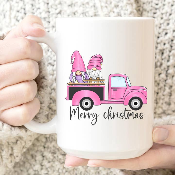 Christmas Truck Kaffeetasse, Gnom, Weihnachtsparty-Becher für den Großhandel von Hm Mugs