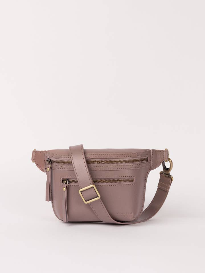 Marsupio di Beck - Pelle Classica Malva Pallido per la vendita all'ingrosso da parte di O My Bag