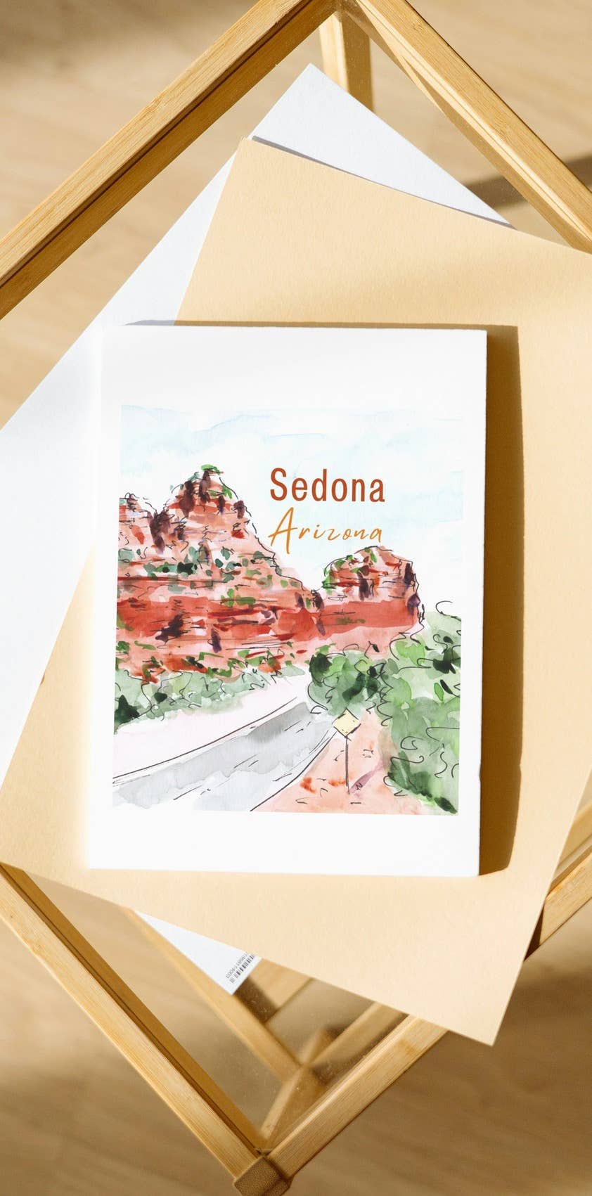 Maria Langgle - Wholesale Everyday Greeting Card - Sedona Greeting Card with Envelope 5x75