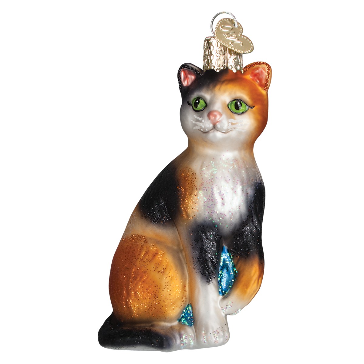 Old World Christmas - Wholesale Ornament - Calico Cat Ornament1