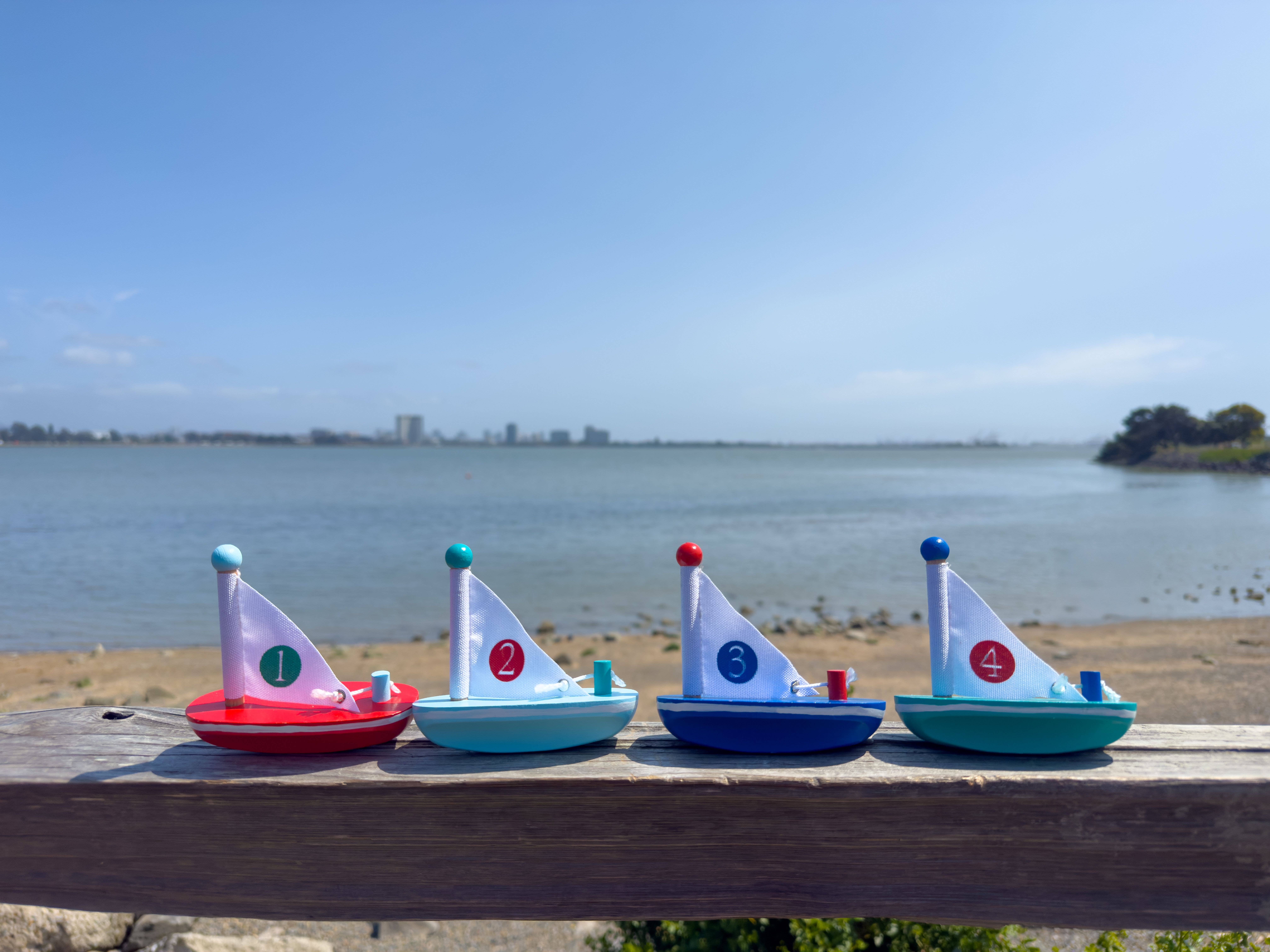Jack Rabbit Creations - Wholesale Wood Toy - Kids - My Lil Wooden Sailboats Refill - Set of 243