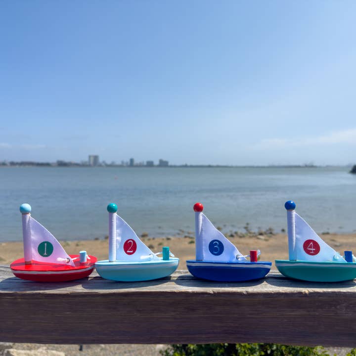 Jack Rabbit Creations - Wholesale Wood Toy - Kids - My Lil Wooden Sailboats Refill - Set of 243