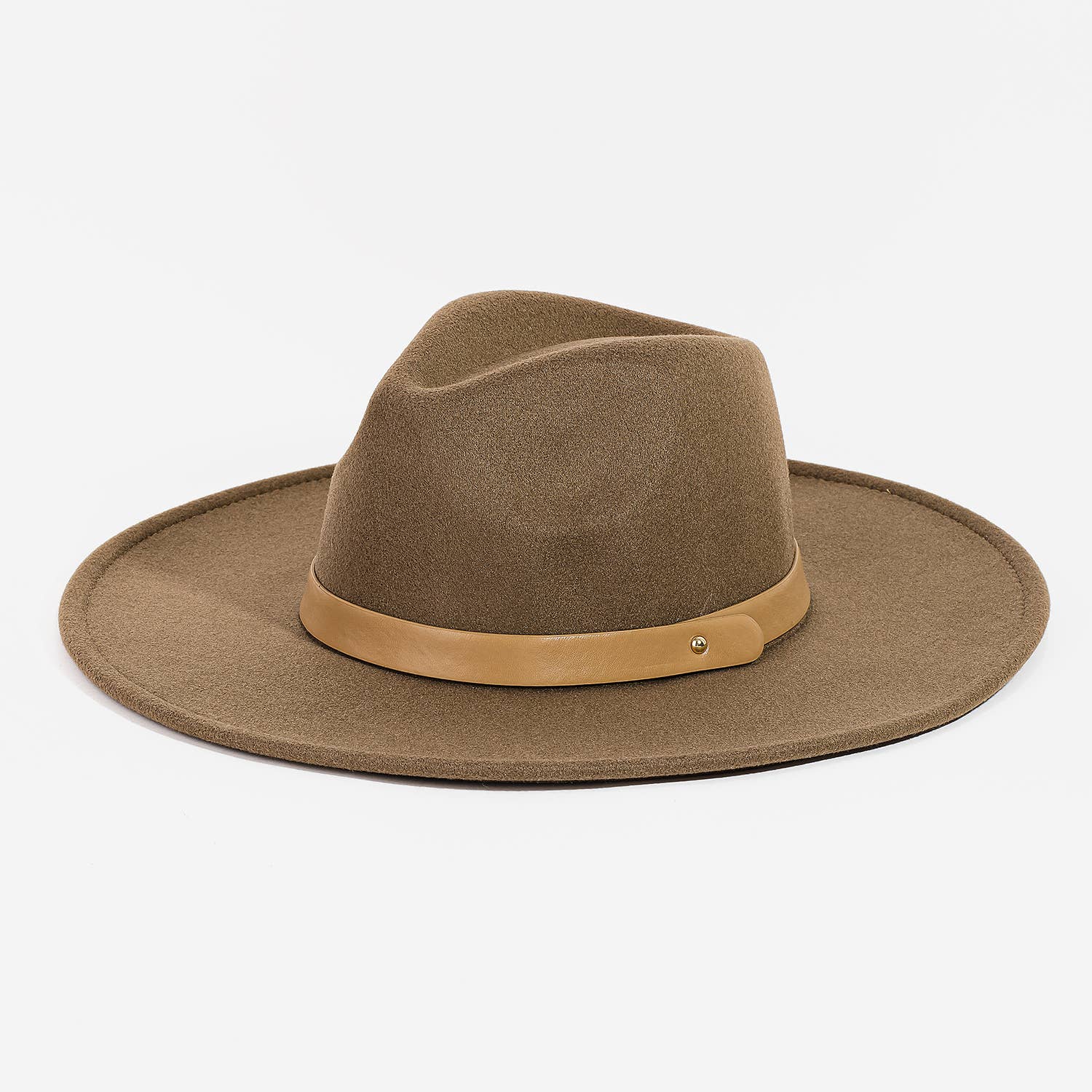 Collections by Fame Accessories - Wholesale Fedora - Women's - Leather Strap Fedora Hat4