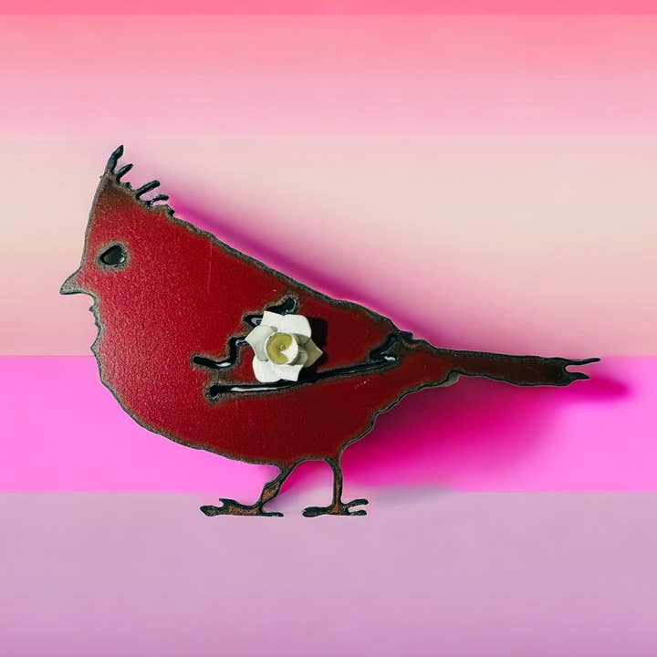 Whimsies - Wholesale Magnet - Cardinal magnet impulse sustainable KOA holiday Spring gifts0