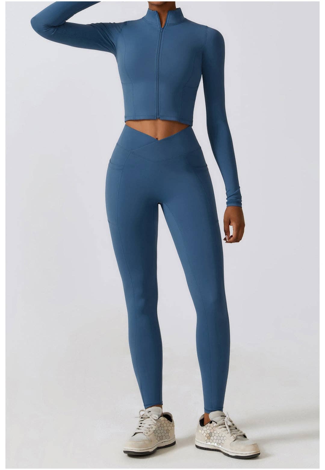 Active by Anna-Kaci - Vente Veste de sport – femme - Veste de sport zippée à col montant9