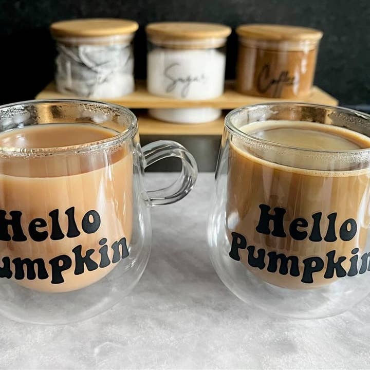 Custom Assorted Designs Autumn DIY Create Own Glass Cup Sticker Labels for wholesale by WinsterCreations™