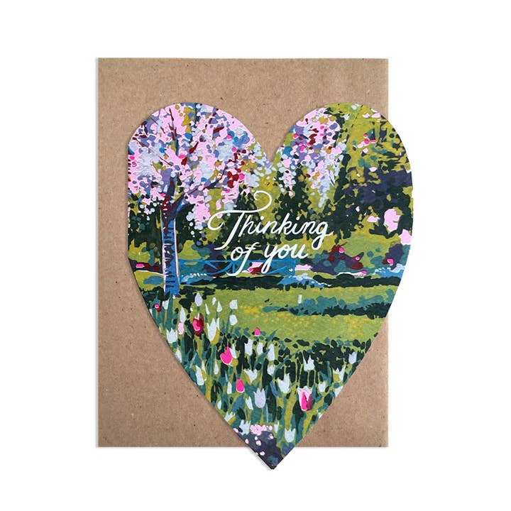 Thinking of You Botanical Gardens by Helen Dealtry for wholesale by Hartland Cards
