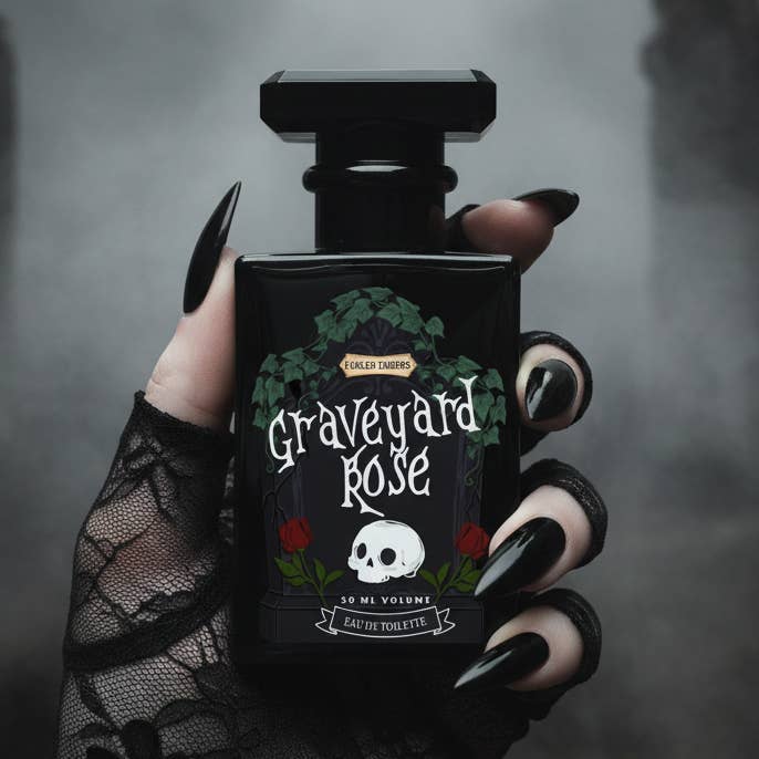 GRAVEYARD ROSE Perfume | Bookish | Dark & Gothic Nostalgia for wholesale by Fabled Embers