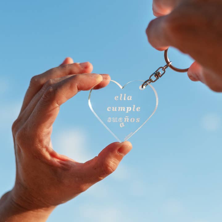 Transparent keyring fulfills DREAM for wholesale by Mdemona