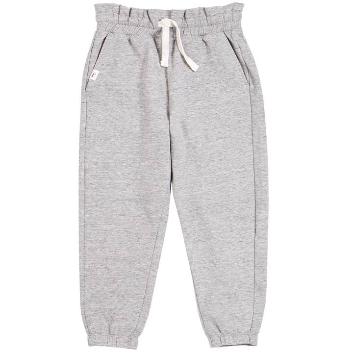 Miles Basics joggingbroek voor meisjes in grijs voor wholesale door Miles the Label