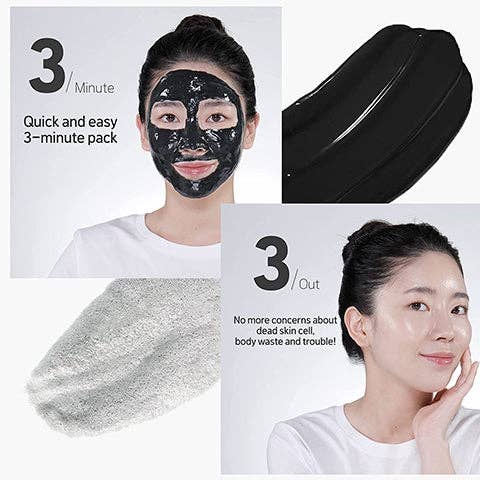 Palace Beauty Galleria - Wholesale Skincare Face Mask - SOME BY MI Charcoal BHA Pore Clay Bubble Mask - 4.23Oz, 120g