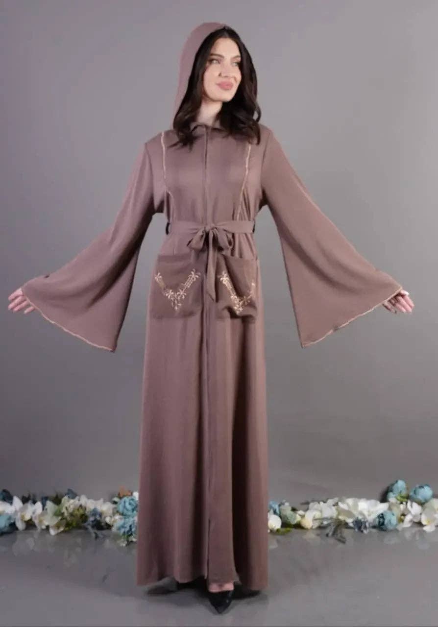 Palestinian Elegance - Vente Caftan – femme - Abaya de Poche Chic : L'Élégance Rencontre la Fonctionnalité4