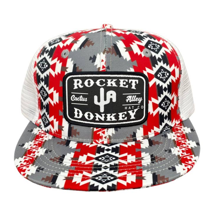 Gorra Snapback Azteca Rocket Donkey para venta al por mayor de Cactus Alley Hat Co.