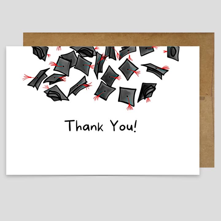 Agradecimento da Graduação - Cartão de Saudação por atacado de Kevin & Kaia