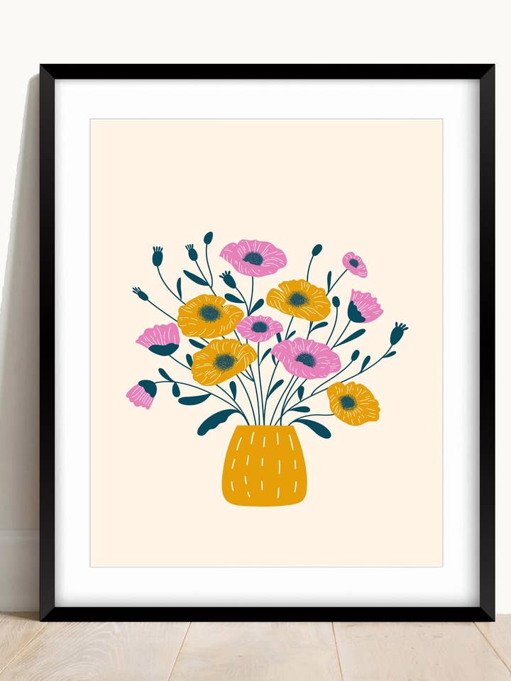 Pretty Flower Print for wholesale by AwalkonthewildsideUK